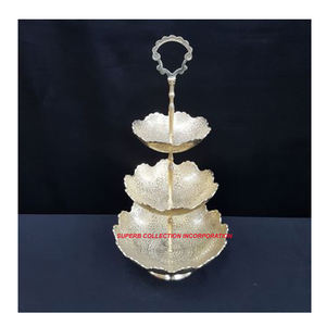 Antiqui Arabian Design Support à Chocolat à Quatre Niveaux Fait Main Fabriqué en Inde Pour Vaisselle de Table Décorative - Product Image 3