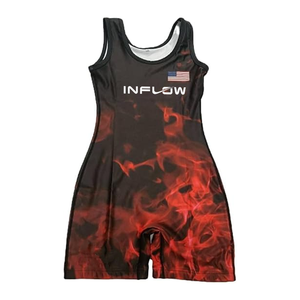 Singlet de lutte Logo personnalisé Unisexe Stretch Durable Séchage rapide Respirant Recyclable Poids léger - Product Image 3