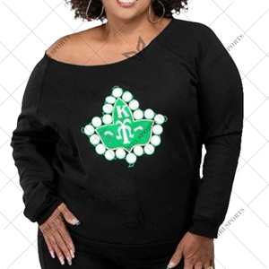 Sudaderas Deportivas Ecológicas Tejidas de Cuello Redondo y Un Hombro Descubierto para Mujer, Corte Regular - Product Image 1