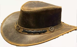 Sombreros elegantes para montar a caballo Transpirable Diseño único Cuero real Carreras de caballos Prendas de abrigo Sombreros - Product Image 6