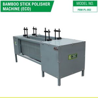Polisseuse à bâtonnets de bambou standard avec moteur, machine industrielle de polissage du bambou pour une finition de surface constante et le traitement du bambou