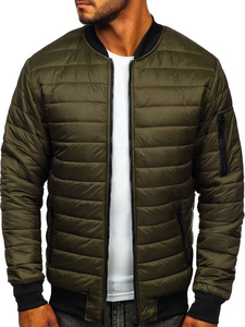 Chaqueta de bombardero de invierno de nuevo diseño, abrigo de invierno para hombre, chaqueta de invierno con cremallera de alta calidad para hombre personalizada - Product Image 3