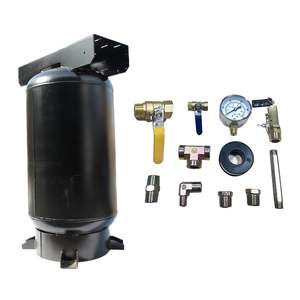 ถังเก็บลมอัดอุตสาหกรรมแบบตั้งตรงขนาด 60 แกลลอน มาตรฐาน ASME โครงสร้างแบบลูกบอล ความดัน 200 PSI สำหรับบรรจุก๊าซ - Product Image 6