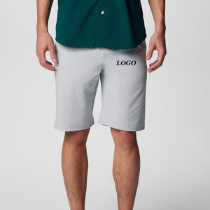 กางเกงขาสั้นคาร์โก้ผู้ชาย มีกระเป๋าข้างและกระเป๋าหลัง บริการ OEM สำหรับผู้ซื้อจำนวนมาก ราคาขายส่ง ปี 2026 ดีไซน์ติดกระดุมเพื่อความสบาย - Product Image 1