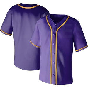 เสื้อเบสบอลแห้งเร็วแบบปรับแต่งได้ชุดออกกำลังกายระบายอากาศใส่สบายมีตัวเลขส่วนตัวโลโก้ตามสั่ง - Product Image 4