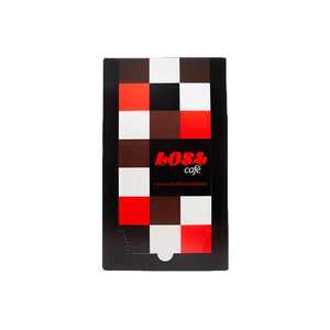 Café italien moulu décaféiné torréfié de haute qualité pour machines à expresso Boîte de 80 portions - Product Image 1