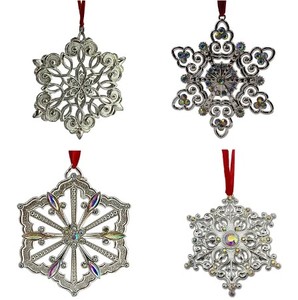 Latest Collection of Handmade <b>Christmas</b> Ornaments and Snowflakes Metal Crafted in Attractive Hangings - Product Image 3