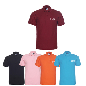 เสื้อโปโลผ้าคอตตอน35โพลีเอสเตอร์65ระบายอากาศได้ดีสีเรียบ - Product Image 3