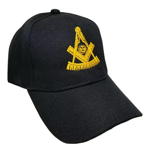 Freemason's <b>Baseball</b> <b>Cap</b> Masonic Regalia Embroidered Adjustable 100% Cotton Breathable Waterproof Unisex Mason Lodge <b>Cap</b> Ronpex - Product Image 2