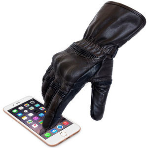 2025 Top Tendance Hommes Moto Racing Gants En Cuir Meilleur Design PU Cuir Sport Protection pour L'équitation En Plein Air - Product Image 4
