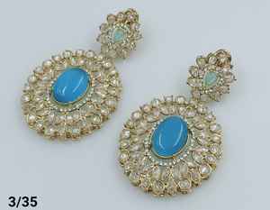 Latest Designer Indian Wholesale Jewelry of Jhumka Kundan Earrings New Collections for Women's Stylish Earrings Collection 2024 - Product Image 5