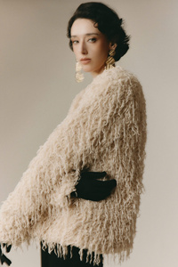 Meilleur choix pour les dames pull élégant d'hiver Chante sérigraphié en soie fabriqué au Vietnam avec des services ODM - Product Image 2