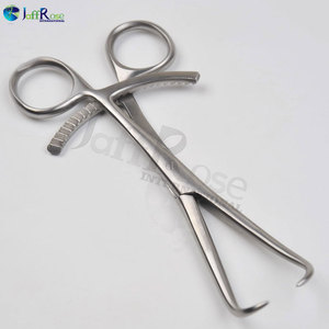 Pince de réduction d'os en acier inoxydable de haute qualité Instruments chirurgicaux incurvés orthopédiques à long cliquet à mâchoire pointue - Product Image 5