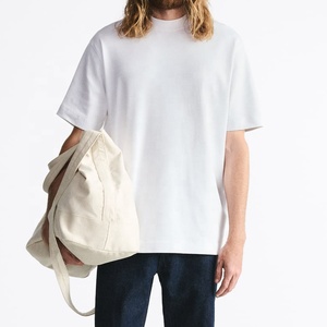 Venta al por mayor de gran tamaño camiseta superior de peso pesado liso de alta calidad 100 algodón Impresión digital camiseta para hombres ropa de calle camisas - Product Image 1