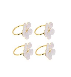 ห่วงรัดผ้าเช็ดปากสีเงินทำจากโลหะสีทองหรูหราเป็นมิตรต่อสิ่งแวดล้อม - Product Image 2