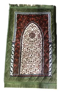 Vente chaude tapis de prière motif magnifiquement imprimé tapis de prière confortable prix de gros tapis de prière de voyage portable - Product Image 2