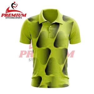 Custom Logo Short Sleeve Breathable Oversized Graphic Sublimation Print Mock Neck Golf Polo <b>Collarless</b> T <b>Shirts</b> for <b>Men</b> - Product Image 4