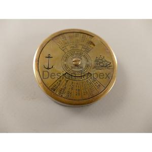 Brújula de latón para decoración del hogar, precio al por mayor, brújula de lujo dorada, artículos de regalo náuticos, accesorios, brújula antigua, OEM personalizado - Product Image 6