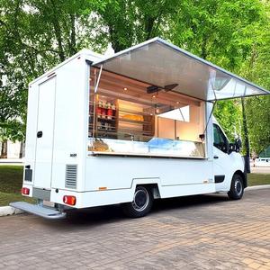 Camiones de Comida Móviles de Aluminio y Fibra de Vidrio Personalizados al por Mayor con Cocina Completa para Comida Rápida y Pizza - Product Image 1