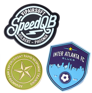 Patchs en PVC thermocollants en forme de cœur sur mesure Étiquettes de patch en caoutchouc souple à faible quantité minimale de commande pour chapeau pour patchs Velcro 3D en PVC - Product Image 6