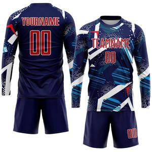 Maillot de football noir à sublimation personnalisé OEM pour adultes uniforme d'entraînement de football respirant maillot de football de qualité supérieure - Product Image 2