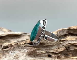 Trending 925 Sterling <b>Silver</b> <b>Emerald</b> Gemstone <b>Ring</b> Jewelry Handmade <b>Silver</b> Boho Style <b>Ring</b> Jewelry For Women Gift For Girls - Product Image 2