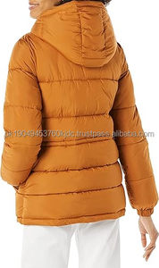 Chaqueta acolchada de invierno personalizable para mujer con cremallera especial Calidad transpirable OEM/ODM Abrigo largo Abrigo de invierno Especial - Product Image 3