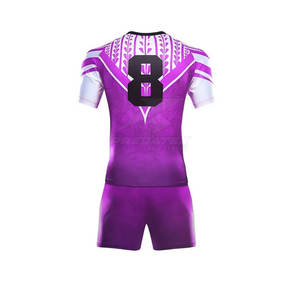 Ensemble de vêtements de sport respirants pour uniforme de rugby vente en ligne pour les sports de plein air - Product Image 3