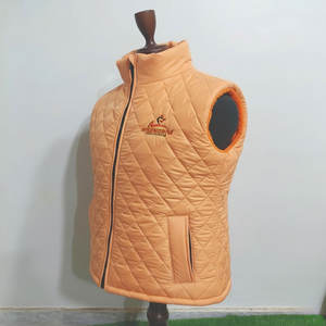 Gilet matelassé coupe-vent personnalisé pour homme, col montant de haute qualité, gilet matelassé d'hiver sans manches pour homme - Product Image 5