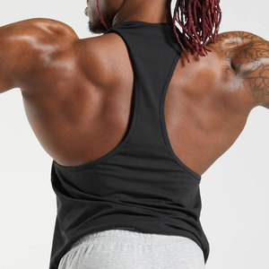 Camiseta sin mangas de fitness para gimnasio de verano con logotipo personalizado para hombre, Camiseta de tirantes de color personalizada, ropa de fabricante - Product Image 3