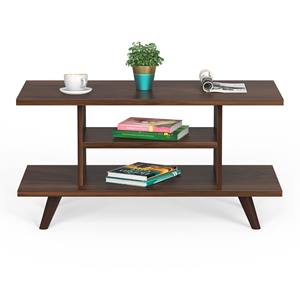 BLUEWUD Anatdol Standard Engineered Wood Coffee Center <b>Sofa</b> Tea, Teapoy <b>Console</b> <b>Table</b> (Brown Maple) - Product Image 3