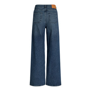 Salopette ample pour femme, jambe large, coupe ample, respirante, écologique, 100% coton denim, streetwear tendance, confortable et décontractée - Product Image 2