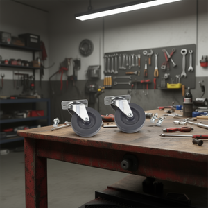 Roulettes de rechange Hazet pour chariots d'atelier et armoires à outils (2 pièces) - Product Image 3