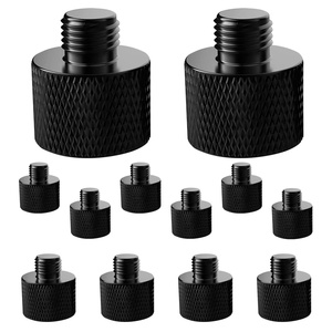 Adaptateur de support de micro 5-en-1, 12 pièces, connecteur de conversion de filetage 5/8 femelle vers 3/8 mâle - Product Image 1