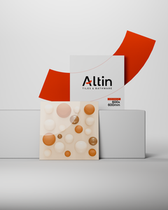 Azulejos de Porcelana Vitrificada Pulida con Aspecto Abstracto de 60x60 cm, Superficie Brillante 3D S21, Azulejos de 600x600 mm para Interiores Decorativos - Product Image 1