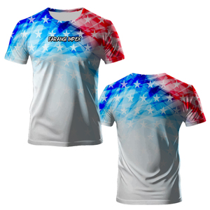 Bass Fish UPF 50 + Vente en gros Vêtements de protection solaire à séchage rapide T-shirts de pêche unisexe Running Women Anti-UV Half Sleeve Shirt - Product Image 6