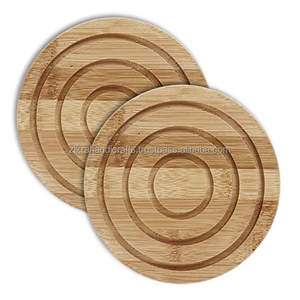 Hot Supplies Top Six Coasters Marble & <b>Wood</b> Combo Design for Home <b>Table</b> Decor Standard Quality <b>Mats</b> & Pads - Product Image 6