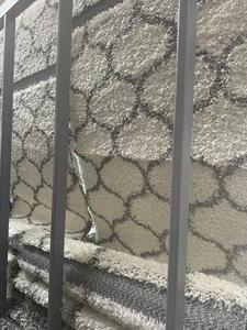 Alfombra de tejido plano de algodón reversible a mano de estilo moderno, lavable para uso en interiores en el dormitorio, la sala de estar o el hogar apto para niños - Product Image 5