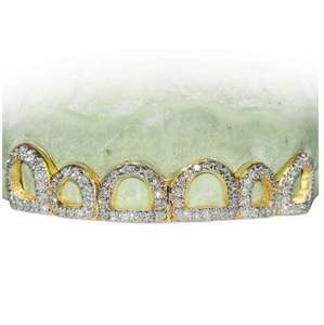 Personalizado Sólido 10K 14K Oro Real Dientes Grillz 925 Plata Corte Permanente Corte Profundo con Kit de Molde Gratis Incluido Colgantes y Dijes Finos - Product Image 4