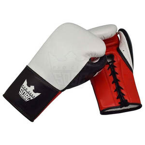 ถุงมือชกมวยผู้ชายสั่งทำพิเศษ ออกแบบโลโก้เอง ถุงมือชกมวยหนังแท้สำหรับฝึกซ้อม - Product Image 1