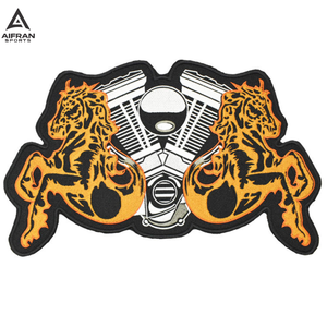 Emblèmes informatisés à haute couture Aifran - Badges 3D en relief avec logo et fermeture auto-agrippante pour équipement professionnel - Product Image 4