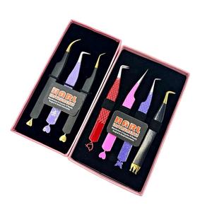 Pinzas Profesionales para Extensión de Pestañas, de Acero Inoxidable, Antimagnéticas, Agarre Perfecto, Logotipo Personalizable, Empaque Personalizable - Product Image 1