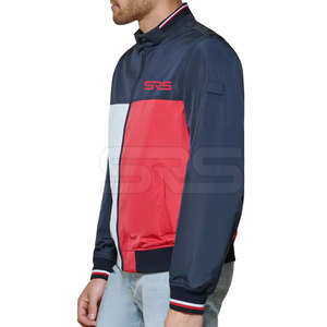 Customized Front Logo <b>Stand</b> Collar Men's Plus Size Casual Winter Bomber Jacket High Quality - Product Image 3