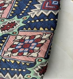 Nouvel arrivage de sac fourre-tout Jacquard de qualité supérieure écologique Sac à provisions en tricot chaîne auto-poignée motif teint en fil Technique tissée - Product Image 6