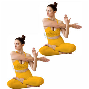 Ropa de entrenamiento Venta en línea Mujeres Yoga Set Pakistán Hecho Mujeres Yoga Set Venta al por mayor Mujeres Yoga Set - Product Image 4