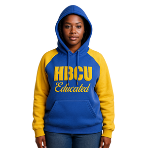Sudadera con Mangas Raglán y Bordado Chenille de la Hermandad Griega Blue Sigma Gamma Rho, Estilo Universitario, Educación HBCU, Divine Nine - Product Image 1