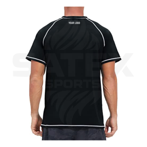 Camiseta Deportiva de Gimnasio, Protección UV, Manga Corta, Diseño Sublimado, Último Diseño, para Entrenamiento de MMA, Protección UPF50+, Transpirable, Secado Rápido - Product Image 5