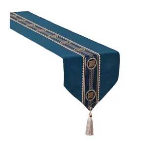 ผ้าคาดโต๊ะผ้าคอตตอนปักลวดลายผ้าปูโต๊ะงานแต่งงานดีไซน์ตามสั่ง - Product Image 2