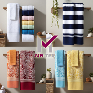 Descubre la suavidad y absorción de nuestras toallas de algodón de primera calidad, diseñadas para hoteles de estrellas y resorts de lujo. - Product Image 4