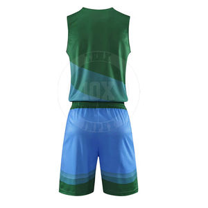 Nouveau design d'uniformes de basket-ball personnalisés pour hommes uniformes de basket-ball à bas prix uniformes de basket-ball de meilleur matériel - Product Image 3